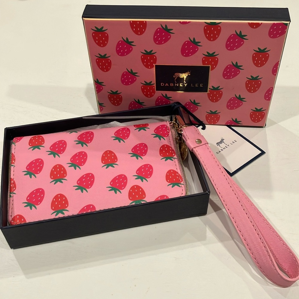 Dabney Lee | Strawberry Wristlet Clutch Bag